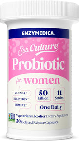Enzymedica SubCulture Probiotics for Women, 30 Capsules