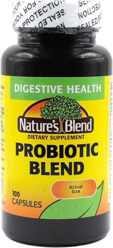 Nature's Blend Probiotic Blend 2 Million Cfu 100 Caps, White