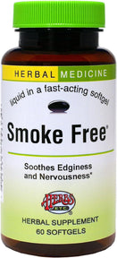 Herbs, Etc. Smoke Free - Support While Quitting - Healthy Respiratory System Support - Aids Against Edginess & Unpleasant Attitudes - 60 Softgels (60 Servings)