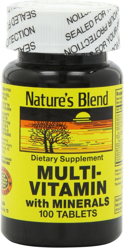 Nature's Blend Ferrous Gluconate Tablets, 100 Count