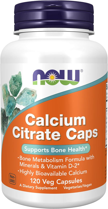 Now Foods - Calcium Citrate Caps 120 Vegetarian Capsules