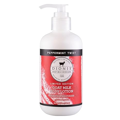 Dionis Goat Milk Body Lotion Peppermint Twist 8.5 oz