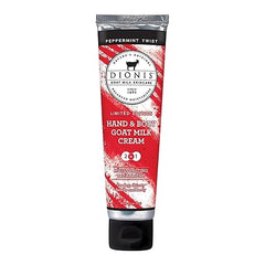 Dionis Goat Milk Hand & Body Cream Peppermint Twist 3.3oz