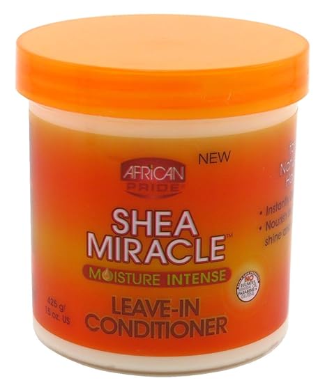 African Pride Shea Miracle Moisture Intense Leave-In Conditioner 15 Ounce (443ml)