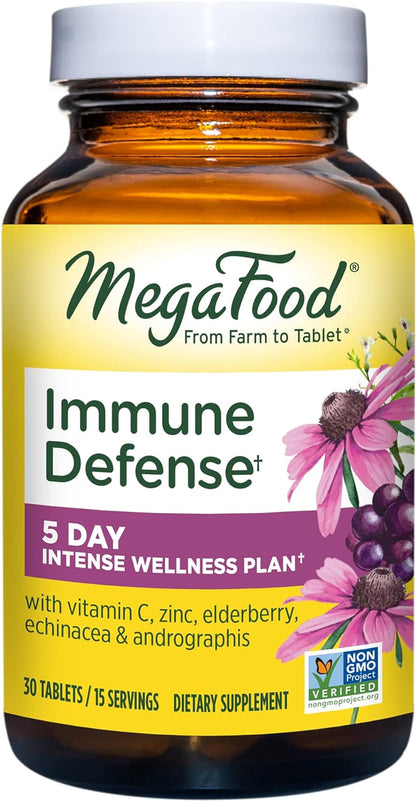 Megafood, Immune Defense, 30 Tablets