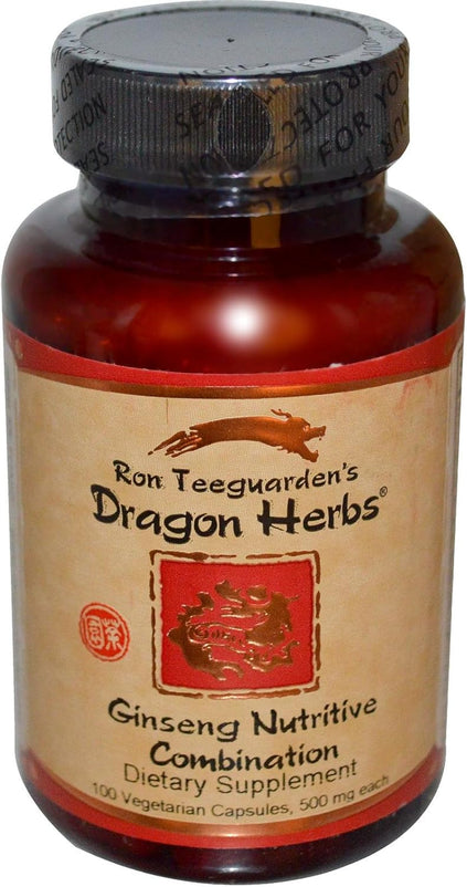 Dragon Herbs Ginseng Nutritive Combination 500 Mg 100 Veggie Caps