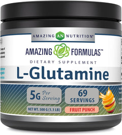 Amazing Formulas L-Glutamine Powder | Amino Acid Supplement
