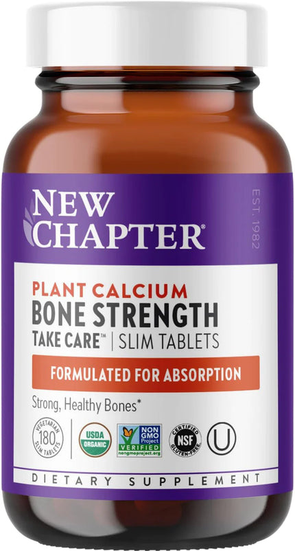 Bone Strength Take Care Slim Tabs, New Chapter Bone Strength, 180 Slim Tabs
