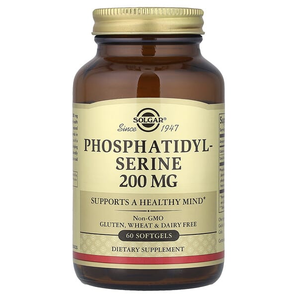 Solgar, Phosphatidylserine, 200 mg, 60 Softgels