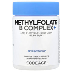 Codeage, Methylfolate B Complex+, 120 Vegetable Capsules