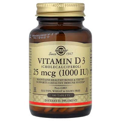 Solgar, Vitamin D3, 25 mcg (1,000 IU), 180 Tablets