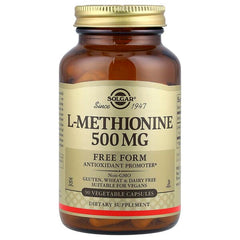Solgar, L-Methionine, 500 mg, 90 Vegetable Capsules