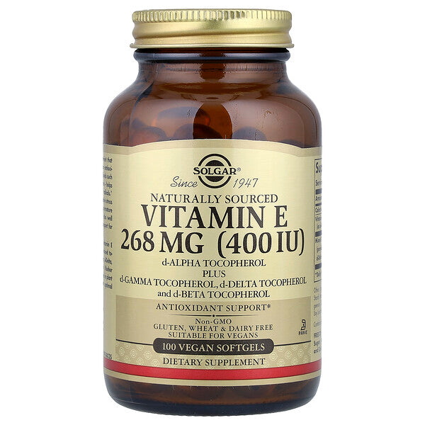 Solgar, Vitamin E, 268 mg (400 IU), 100 Vegan Softgels