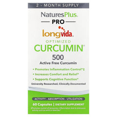 NaturesPlus, Pro Longvida® Optimized Curcumin®, 500 mg, 60 Capsules