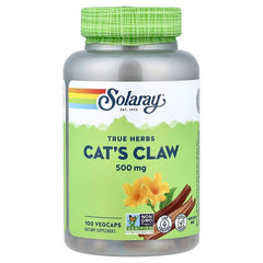 Solaray, True Herbs, Cat's Claw, 500 mg, 100 VegCaps
