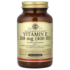 Solgar, Vitamin E, Naturally Sourced, 100 Softgels