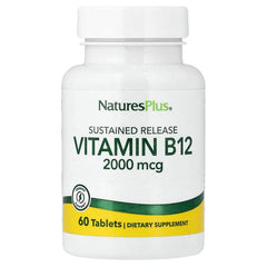 NaturesPlus, Vitamin B12, Sustained Release , 60 Tablets