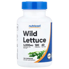 Nutricost, Wild Lettuce, 120 Capsules (80 mg per Capsule)