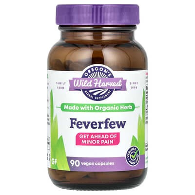 Oregon's Wild Harvest, Feverfew, 300 mg, 90 Vegan Capsules