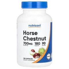 Nutricost, Horse Chestnut, 700 mg, 180 Capsules (350 mg per Capsule)