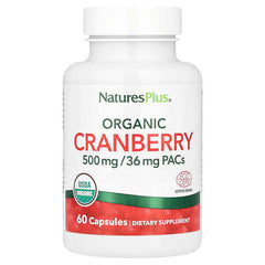 NaturesPlus, Organic Cranberry, 60 Capsules (250 mg per Capsule)