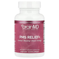 BrainMD, PMS Relief+, 60 Vegetarian Capsules