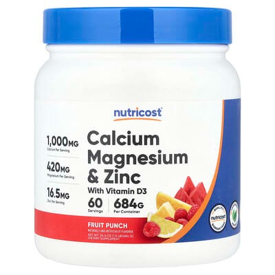 Nutricost, Calcium Magnesium & Zinc with Vitamin D3, 24.4 oz (684 g)