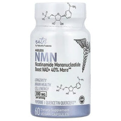Nutri, Ageless NMN, 300 mg, 60 Vegan Capsules (150 mg per Capsule)
