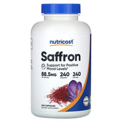 Nutricost, Saffron, 88.5 mg , 240 Capsules
