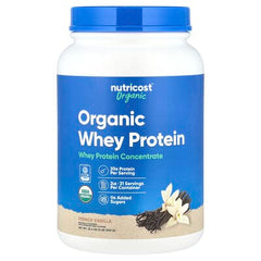 Nutricost, Organic Whey Protein, French Vanilla, 2 lb (907 g)