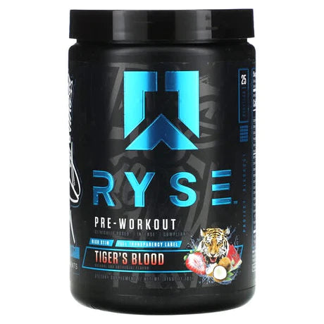 ryse godzilla pre workout, Tiger's Blood, 11.10 oz (315 g) , Ryse Supps,