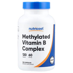 Nutricost, Methylated Vitamin B Complex, 120 Capsules