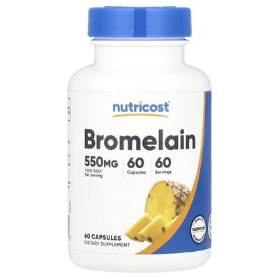 Nutricost, Bromelain, 550 mg , 60 Capsules
