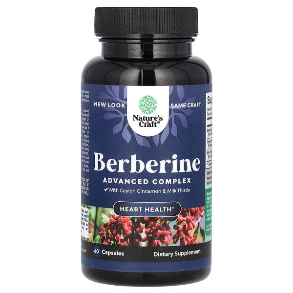 Nature's Craft, Berberine, 60 Capsules