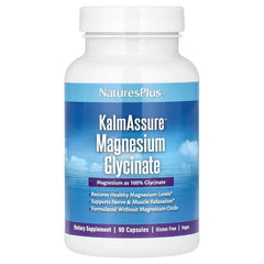 NaturesPlus, KalmAssure®, Magnesium Glycinate, 90 Capsules (70 mg per Capsule)