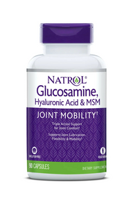 Natrol Glucosamine, Hyaluronic Acid & MSM, 90 Capsules