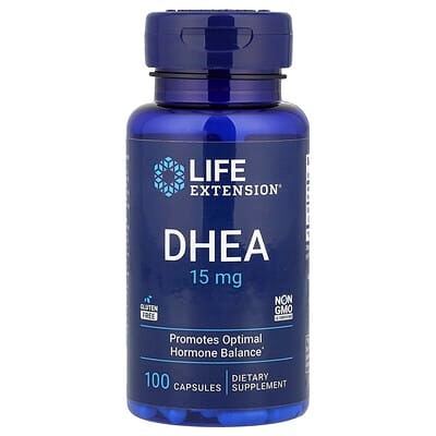 Life Extension, DHEA, 15 mg, 100 Capsules