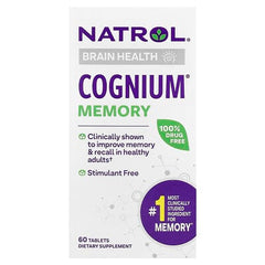 Natrol Cognium Memory, 100 mg, 60 Tablets