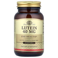 Solgar, Lutein, 40 mg, 30 Softgels