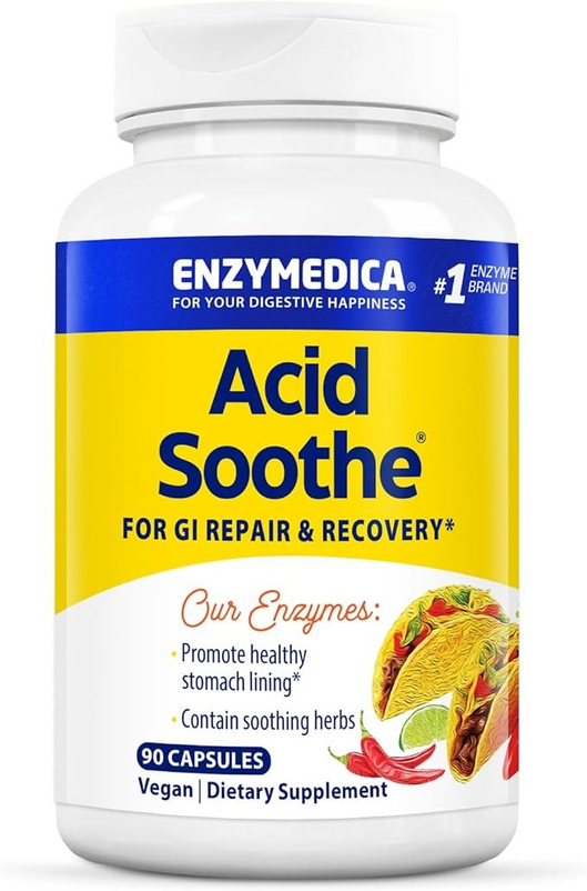 Enzymedica Acid Soothe, 90 Capsules