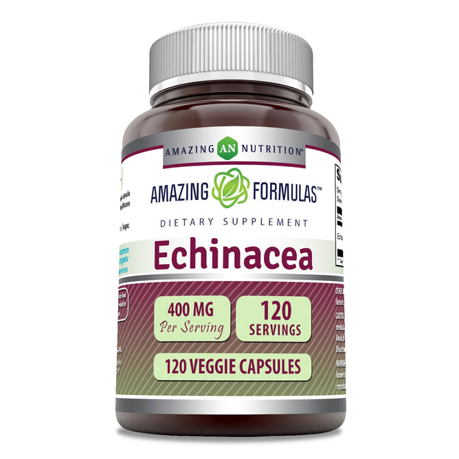 Amazing Formulas Echinacea | 400 Mg | 120 Veggie Capsules