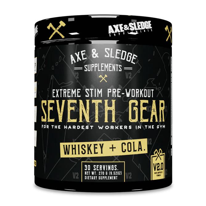 axe and sledge pre workout, SEVENTH GEAR V2 whiskey and cola 30 servings