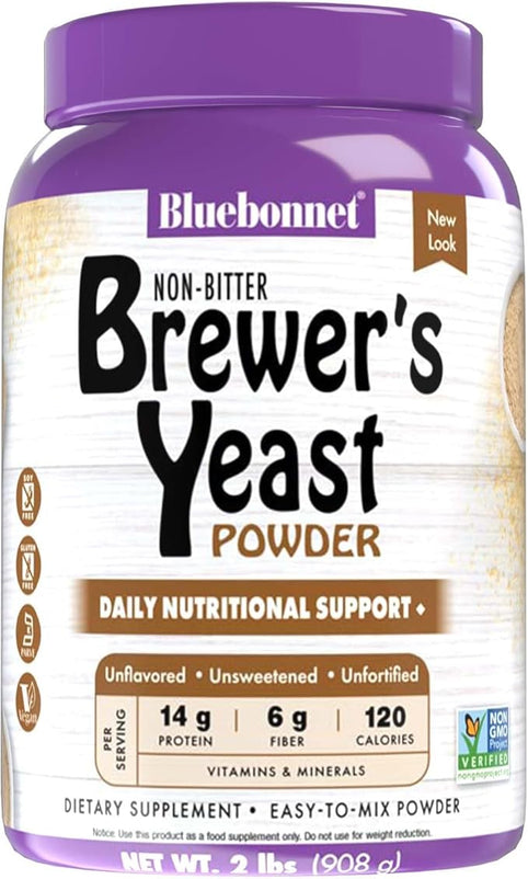 Bluebonnet Nutrition, Super Earth Brewer's Yeast Powder, Unflavored, 2 lb (908 g)