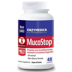Mucostop Enzymedica, 48 Capsules