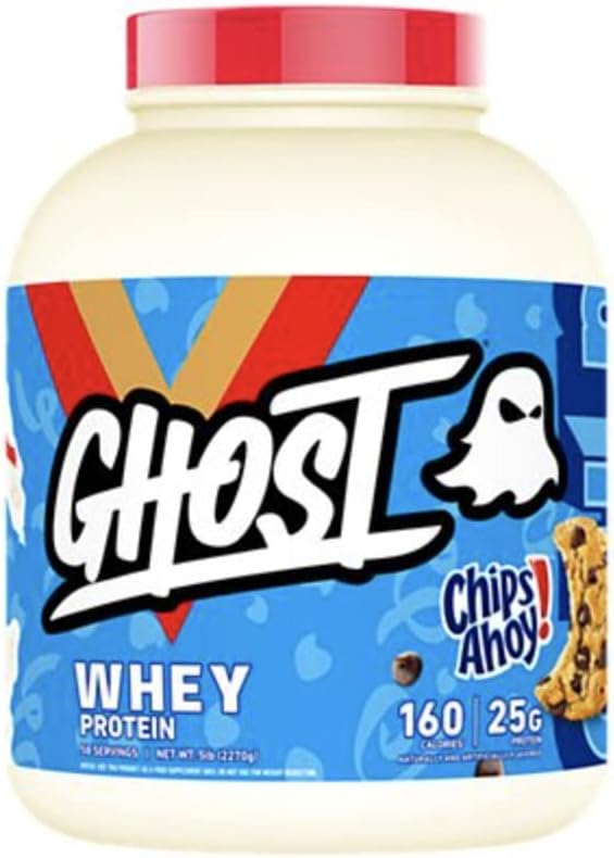 Ghost 100% Whey Protein Powder Chips Ahoy 5lb Tub
