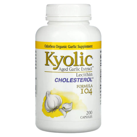 Kyolic, Aged Garlic Extract with Lecithin, 200 Capsules, kyolic garlic