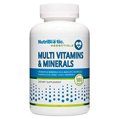 Multi Vitamins & Minerals , 180 Capsules by NutriBiotic,
