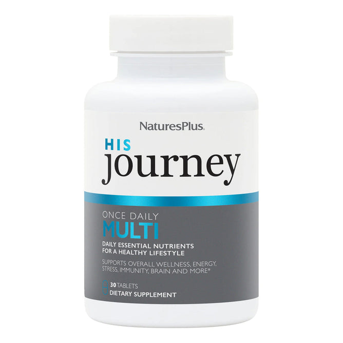 Nature’s Plus, His Journey, Once Daily Multi, 30 Tablets