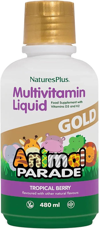 Natures Plus Animal Parade, Gold Liquid Multivitamin & Mineral 16 Fl Oz Liquid