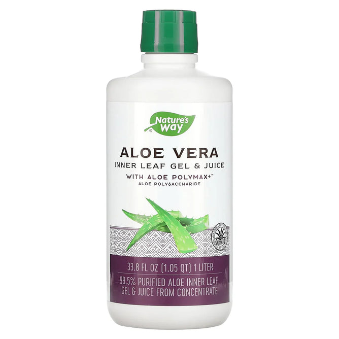 Nature’s Way, Aloe Vera Gel & Juice Organic, 33.8 fl oz